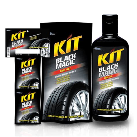Tire enhancing gel black magic